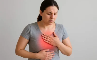 Where is Hiatal Hernia Pain Located on a Woman?